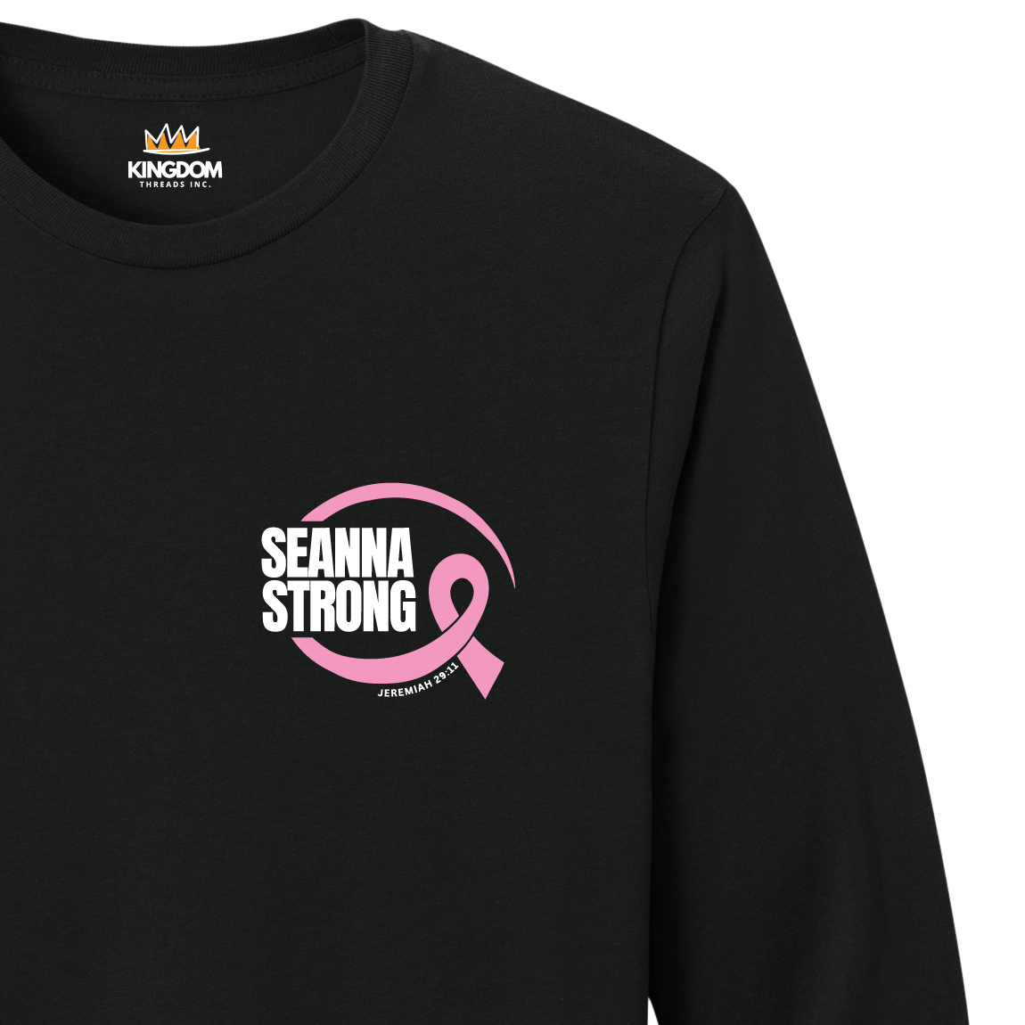 ADULT Long Sleeve - Ribbon Circle (side)
