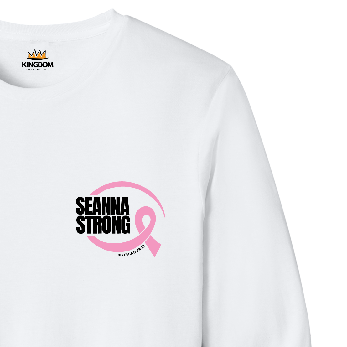 ADULT Long Sleeve - Ribbon Circle (side)