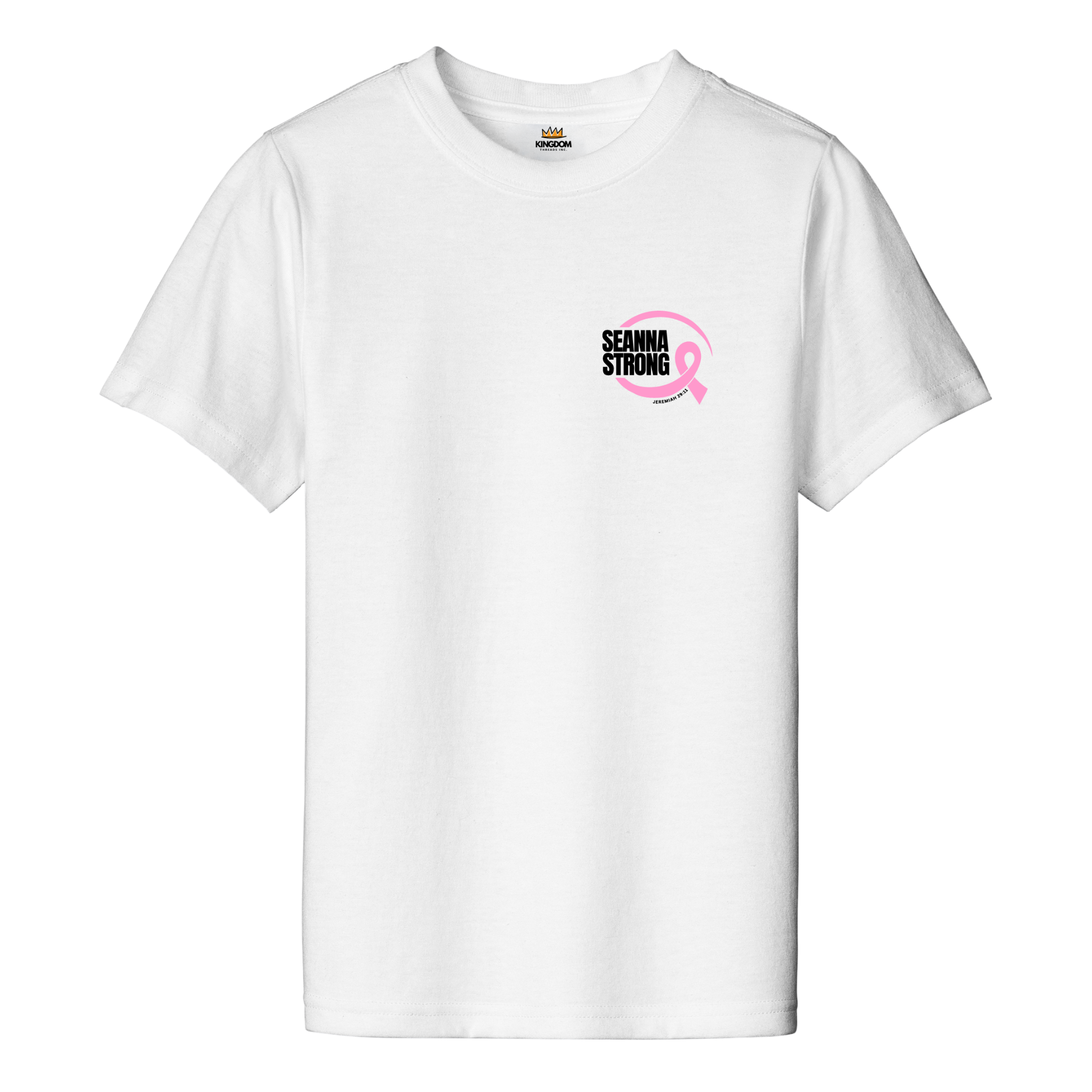 ADULT Tee - Ribbon Circle (side)