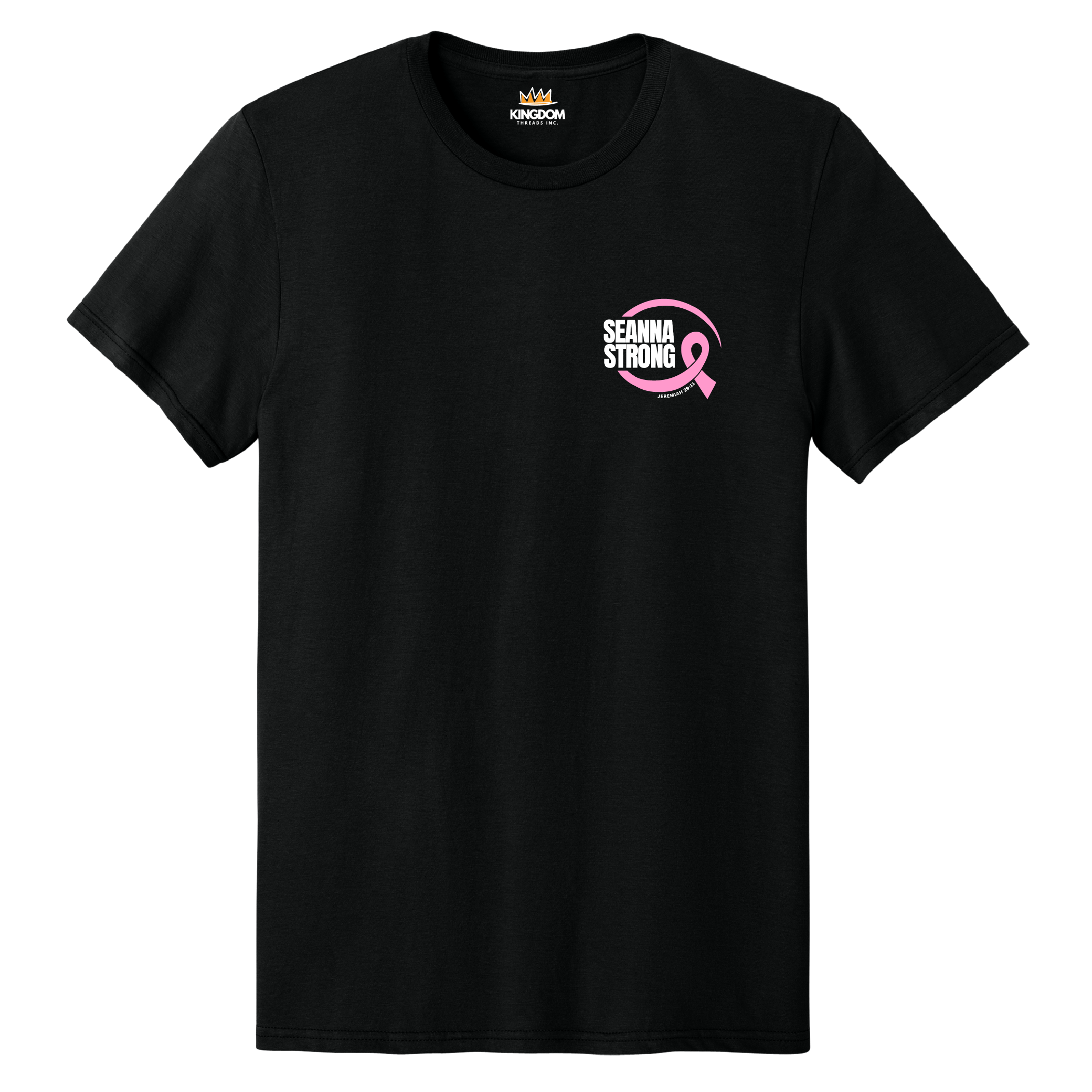 ADULT Tee - Ribbon Circle (side)